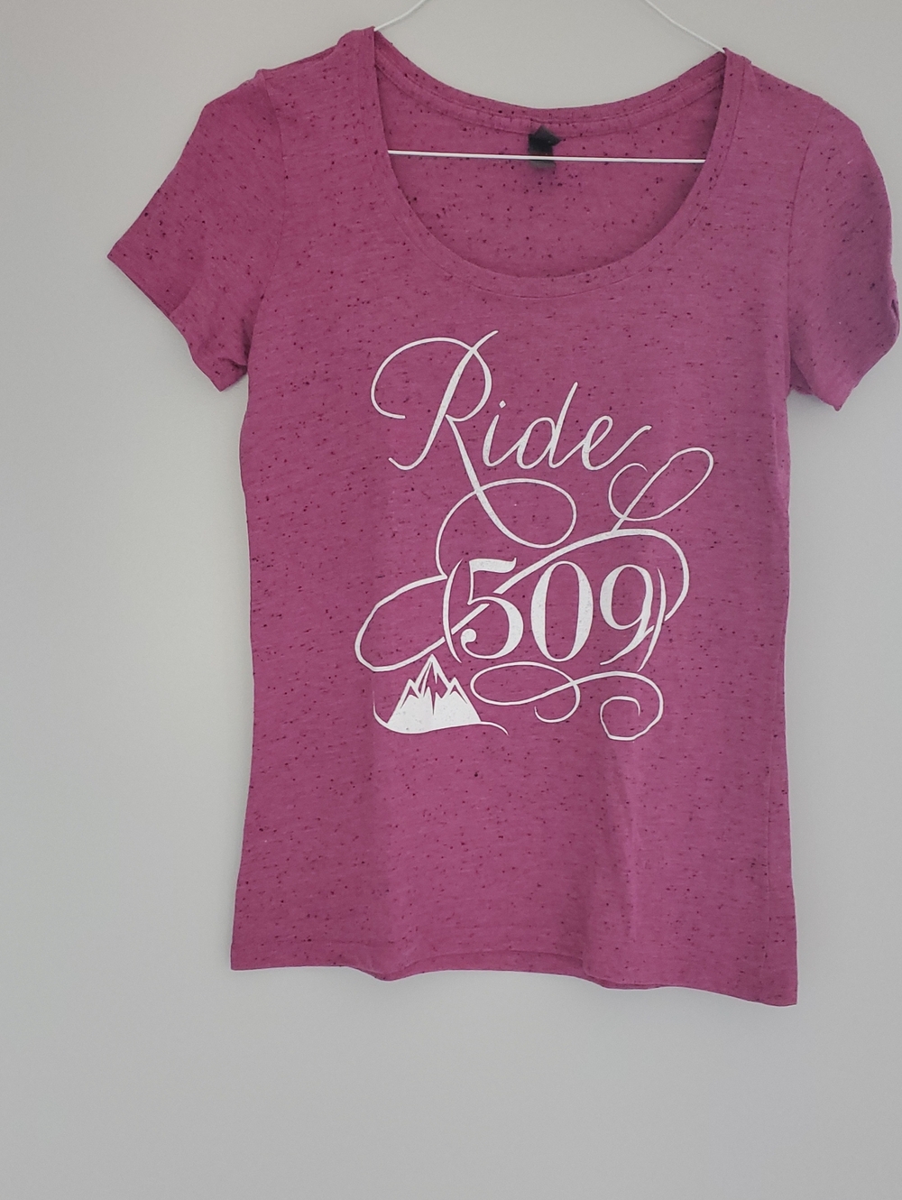 District Heather Raspberry Ride 509 Graphic Tee